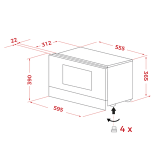 TOTAL MS 622 BIS L HORNO DE MICROONDAS TEKA