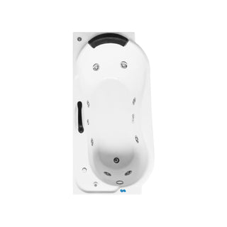 TINA EDITION MILENIUM ECLIPSE AQUASPA CON HIDROMASAJE Y FALDON FRONTAL (1.72*0.84 MTS)