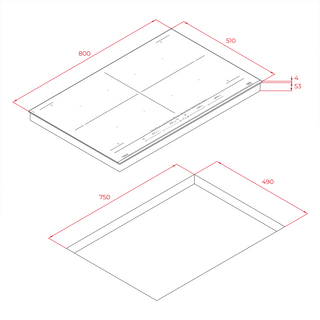 MAESTRO IZF 88700 MST BK PARRILLA DE VITROCERÁMICA TEKA