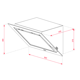 MAESTRO DLV 98661 TRL BK CAMPANA A PARED TEKA HOME