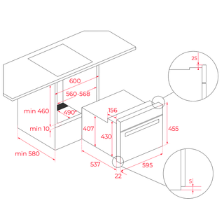 MAESTRO HLC 844 C HORNO COMPACTO ELÉCTRICO TEKA