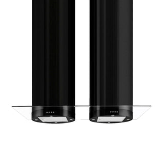 CAMEXIS2TUBOS120VT-N  CAMPANA DE ISLA DOBLE CILINDRO