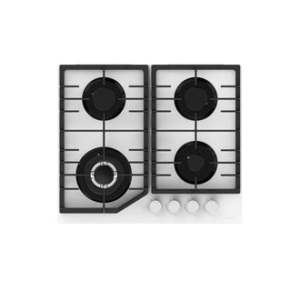 PARGA4VTB PARRILLA DE GAS EMPOTRABLE BLANCA 4 QUEMADORES