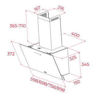EASY DVN 94030 TCL BK CAMPANA A PARED