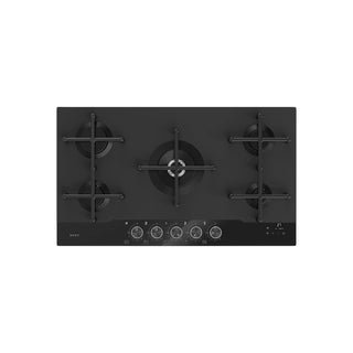 PARGA5VMINT NUUR PARRILLA DE GAS INTELIGENTE 5 QUEMADORES NEGRO MATE