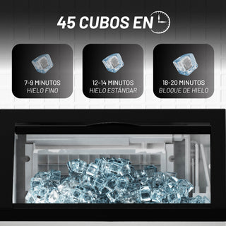 HIEL45K MÁQUINA DE HIELO 45KG