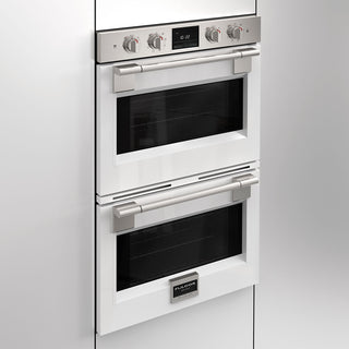 F6PDP30S1 30” CANOVA WHITE PROFESSIONAL DOUBLE OVEN HORNO DOBLE ELÉCTRICO FULGOR Milano
