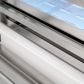 F7PBM36S2-L 36” REFRIGERADOR IZQUIERDO ITALIANO PROFESSIONAL FRIDGE BOTTOM DRAWER LEFT HINGE FULGOR Milano