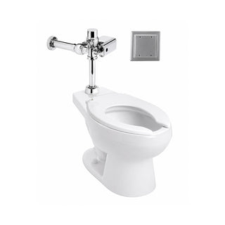 NAO FC-3.5 KIT TAZA NAO CON ASIENTO Y FLUXÓMETRO FC-110-38-3.5 DE SENSOR DE CORRIENTE SPUD 38 MM 3.5 LPD, CROMO HELVEX