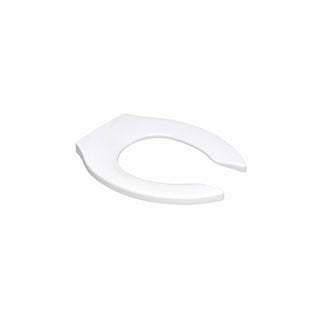 AF-2 ASIENTO SIN TAPA PARA TAZA FLUXÓMETRO ELONGADO FRENTE ABIERTO CON ANTIBACTERIAL, ERGONÓMICO, BLANCO HELVEX