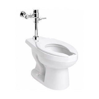NAO17 1-3.5 KIT TAZA NAO17 CON ASIENTO Y FLUXÓMETRO 110-38-3.5 DE MANIJA SPUD 38 MM 3.5 LPD, CROMO HELVEX