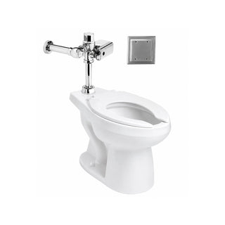 NAO17 FC-3.5 KIT TAZA NAO17 CON ASIENTO Y FLUXÓMETRO FC-110-38-3.5 DE SENSOR DE CORRIENTE SPUD 38 MM 3.5 LPD, CROMO HELVEX