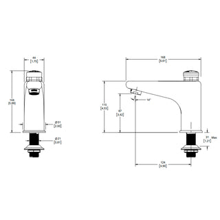 TV-122 LLAVE PARA LAVABO TEMPORIZADORA DE CIERRE AUTOMÁTICO CON ANTIBACTERIAL EN EL BOTÓN, CROMO HELVEX