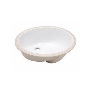 LV LUGANO LAVABO LUGANO DE BAJO CUBIERTA CON REBOSADERO BLANCO HELVEX