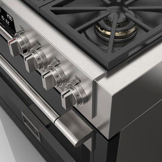 F6PDF366S1 36” DUAL FUEL PRO RANGE ESTUFA DE EMPOTRE ITALIANA FULGOR Milano