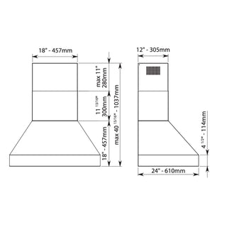 F6PH30S2 SOFIA CAMPANA PROFESSIONAL 600 SERIES 30” Capó profesional Sofía CAMPANA A MURO ITALIANA FULGOR Milano