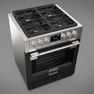 F6PDF304S1 30” DUAL FUEL PRO RANGE GAMA SOFIA PRO ESTUFA DE EMPOTRE ITALIANA FULGOR Milano