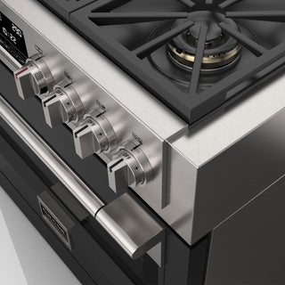 F6PDF366S1 36” DUAL FUEL PRO RANGE ESTUFA DE EMPOTRE ITALIANA FULGOR Milano