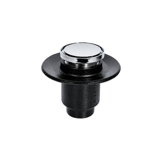 22V-HL COLADERA VERTICAL CORTA DE CONTORNO REDONDA UNA BOCA CROMO HELVEX
