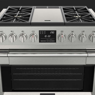 F6PDF364GS1 36” DUAL FUEL PRO RANGE WITH GRIDDLE ESTUFA DE EMPOTRE ITALIANA GAMA SOFIA PRO FULGOR Milano