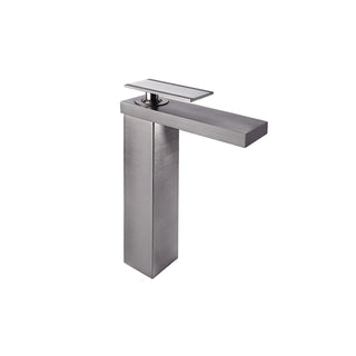 L-EP-933-TN MONOMANDO ALTO PARA LAVABO MAXIMA TITANIUM. INCLUYE CONTRA PUSH HELVEX
