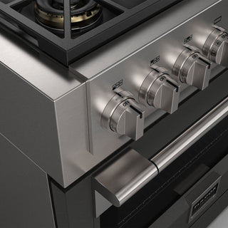 F6PDF366S1 36” DUAL FUEL PRO RANGE ESTUFA DE EMPOTRE ITALIANA FULGOR Milano