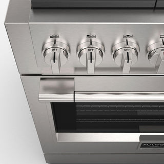 F6PDF366S1 36” DUAL FUEL PRO RANGE ESTUFA DE EMPOTRE ITALIANA FULGOR Milano