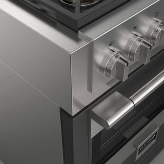 F6PDF304S1 30” DUAL FUEL PRO RANGE GAMA SOFIA PRO ESTUFA DE EMPOTRE ITALIANA FULGOR Milano