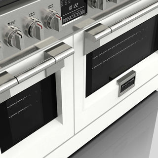 F6PDF486GS1 48” PALLADIO WHITE DUAL FUEL PRO RANGE GAMA SOFIA PRO ESTUFA DE EMPOTRE ITALIANA FULGOR Milano