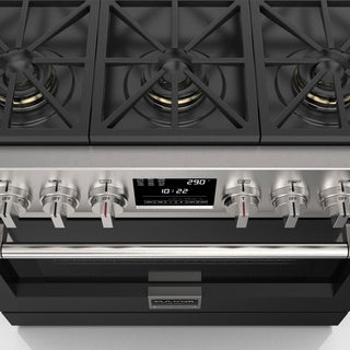 F6PDF366S1 36” DUAL FUEL PRO RANGE ESTUFA DE EMPOTRE ITALIANA FULGOR Milano