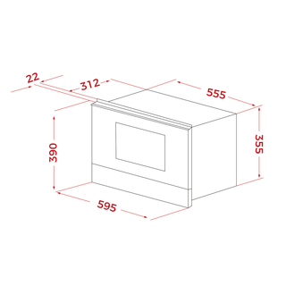 TOTAL MS 622 BIS L HORNO DE MICROONDAS TEKA