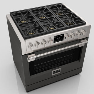 F6PDF366S1 36” DUAL FUEL PRO RANGE ESTUFA DE EMPOTRE ITALIANA FULGOR Milano