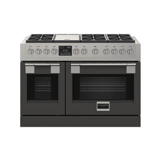 F6PDF486GS1 48” RIALTO GREY DUAL FUEL PRO RANGE GAMA SOFIA PRO ESTUFA DE EMPOTRE ITALIANA FULGOR Milano