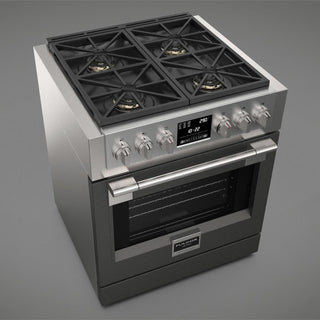 F6PDF304S1 30” DUAL FUEL PRO RANGE GAMA SOFIA PRO ESTUFA DE EMPOTRE ITALIANA FULGOR Milano