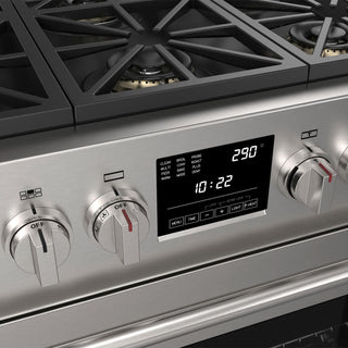 F6PDF366S1 36” DUAL FUEL PRO RANGE ESTUFA DE EMPOTRE ITALIANA FULGOR Milano