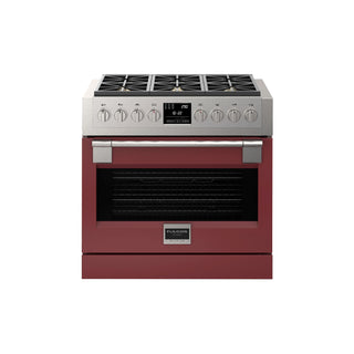 F6PDF366S1 36” DUAL FUEL PRO RANGE ESTUFA DE EMPOTRE ITALIANA FULGOR Milano