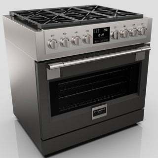 F6PDF366S1 36” DUAL FUEL PRO RANGE ESTUFA DE EMPOTRE ITALIANA FULGOR Milano