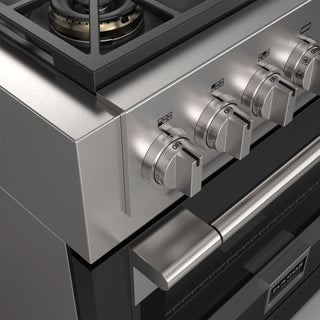 F6PDF366S1 36” DUAL FUEL PRO RANGE ESTUFA DE EMPOTRE ITALIANA FULGOR Milano