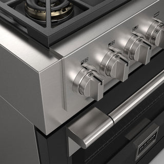 F6PDF366S1 36” DUAL FUEL PRO RANGE ESTUFA DE EMPOTRE ITALIANA FULGOR Milano