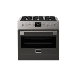 F6PDF366S1 36” DUAL FUEL PRO RANGE ESTUFA DE EMPOTRE ITALIANA FULGOR Milano