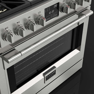 F6PDF364GS1 36” DUAL FUEL PRO RANGE WITH GRIDDLE ESTUFA DE EMPOTRE ITALIANA GAMA SOFIA PRO FULGOR Milano