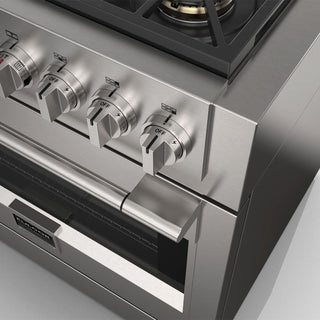 F6PDF366S1 36” DUAL FUEL PRO RANGE ESTUFA DE EMPOTRE ITALIANA FULGOR Milano