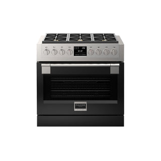 F6PDF366S1 36” DUAL FUEL PRO RANGE ESTUFA DE EMPOTRE ITALIANA FULGOR Milano