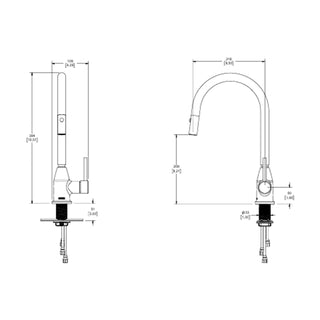 E-314 MONOMANDO PARA FREGADERO. MANGUERA RETRÁCTIL, CON SISTEMA ANTICALCÁREO Y 2 TIPOS DE CHORRO: AIREADO Y SPRAY. KAMPA CROMO HELVEX