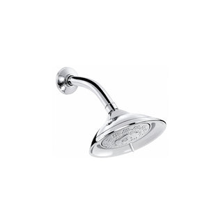 H-3301-C/G REGADERA REDONDA CON BRAZO Y CHAPETÓN MULTICHORRO CON PALANCA DE CAMBIOS (6 TIPOS DE CHORRO) CON SISTEMA ANTICALCÁREO PLATO ANCHO 7", CROMO GRIS HELVEX