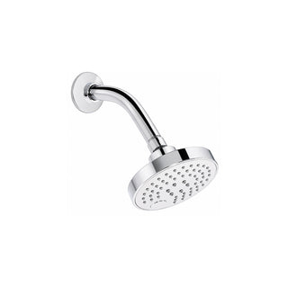 H-3300 REGADERA REDONDA CON BRAZO Y CHAPETÓN MULTICHORRO CON BOTÓN DE CAMBIOS (3 TIPOS DE CHORRO) CON SISTEMA ANTICALCÁREO PLATO 5", CROMO HELVEX