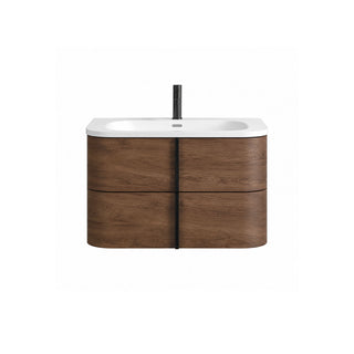 JAEN 80 WALNUT 80*53*48 CM GABINETE DE BAÑO CASTEL