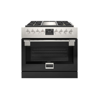 F6PDF364GS1 36” DUAL FUEL PRO RANGE WITH GRIDDLE ESTUFA DE EMPOTRE ITALIANA GAMA SOFIA PRO FULGOR Milano
