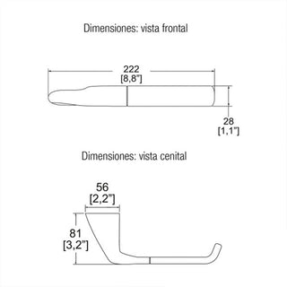 PIU-17 PORTAPAPEL SENCILLO PIURA CROMO HELVEX