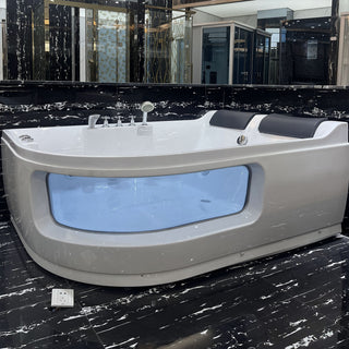 SICILIA LADO DERECHO TINA CON HIDROMASAJE DE ESQUINA (174*123*66 CM) Q315-A R SALLY